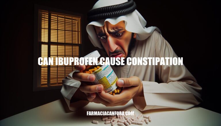 Can Ibuprofen Cause Constipation: Unveiling a Surprising Side Effect