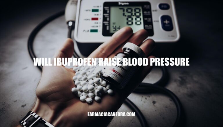 Will Ibuprofen Raise Blood Pressure: The Connection and Precautions