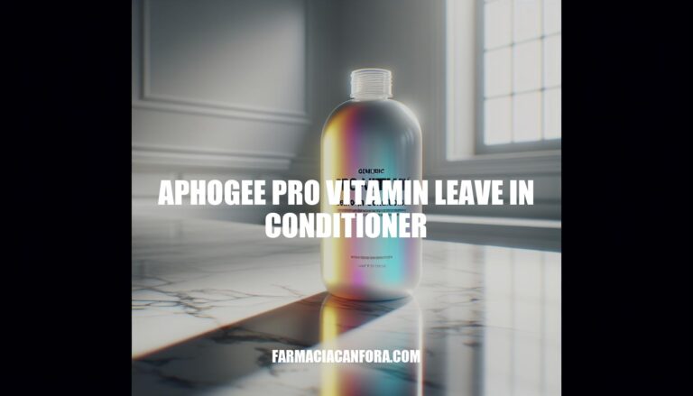 Aphogee Pro-Vitamin Leave-In Conditioner: Nourish and Strengthen Your Hair for Optimal Health