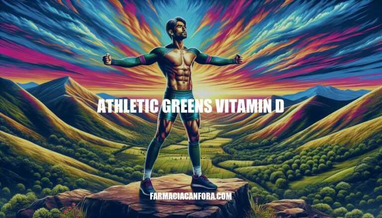 Athletic Greens Vitamin D: The Key to Optimal Athletic Health
