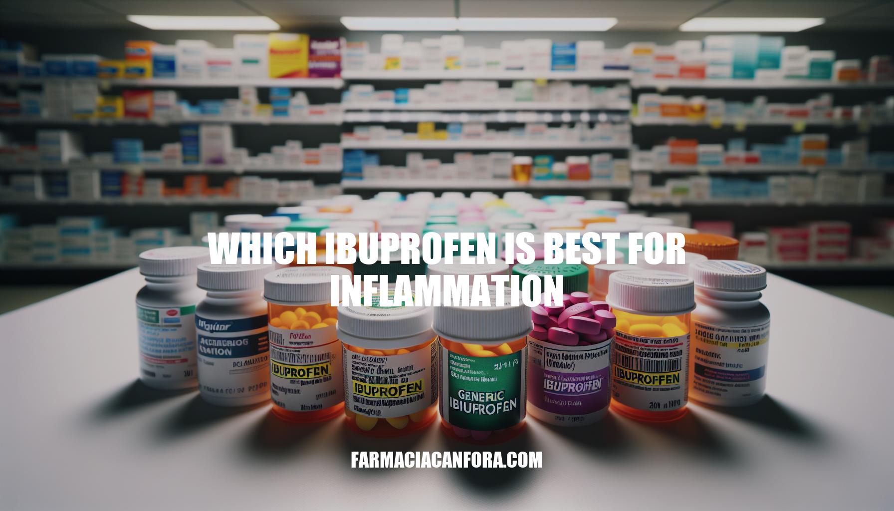 Best Ibuprofen for Inflammation: Comparing Brands and Effectiveness