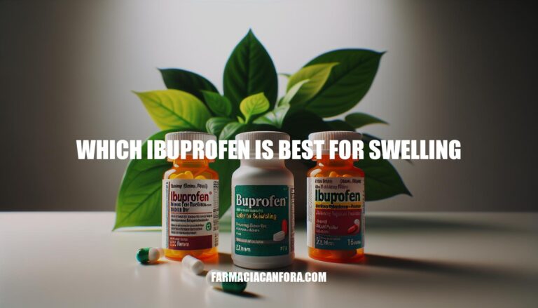 Best Ibuprofen for Swelling: Which Option Is Right for You?