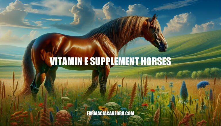 Best Vitamin E Supplement for Horses: Top Picks and Reviews