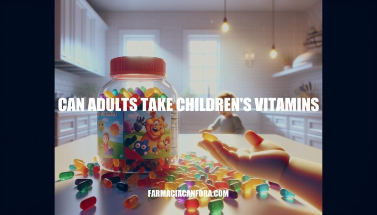 Can Adults Take Children's Vitamins: Navigating the Nutritional Sea