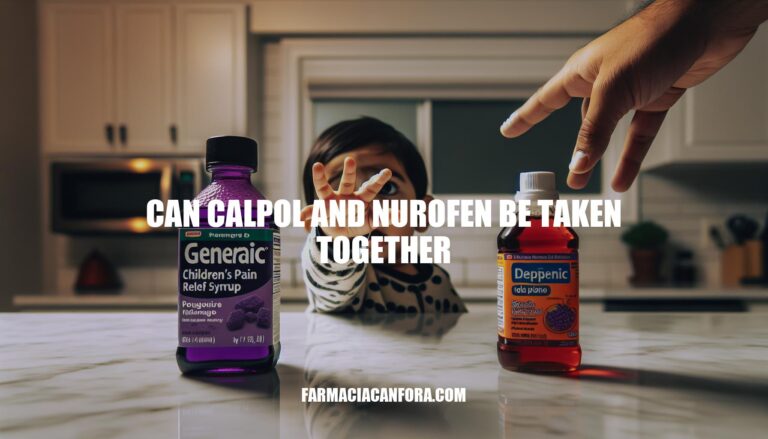 Can Calpol and Nurofen Be Taken Together: A Parent's Guide