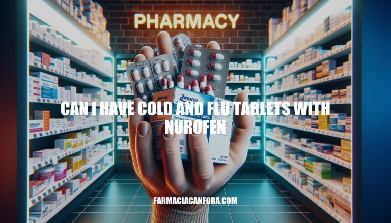 Can I Have Cold and Flu Tablets with Nurofen: A Comprehensive Guide