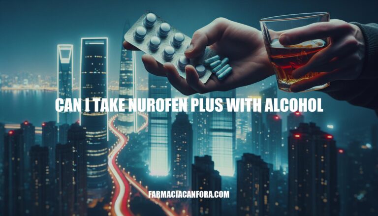 Can I Take Nurofen Plus with Alcohol? Precautions and Risks Explained