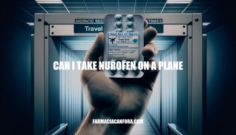 Can I Take Nurofen on a Plane: Traveling with Nurofen Dosage and Regulations