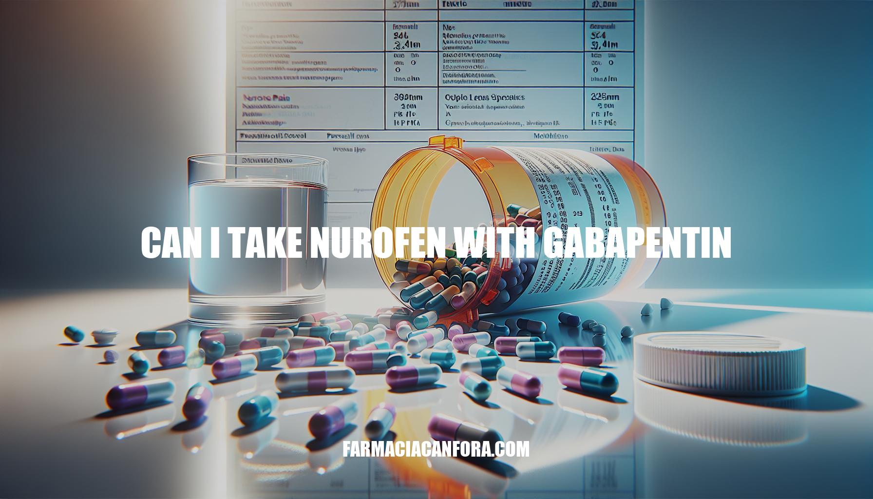 Can I Take Nurofen with Gabapentin: Safety and Considerations