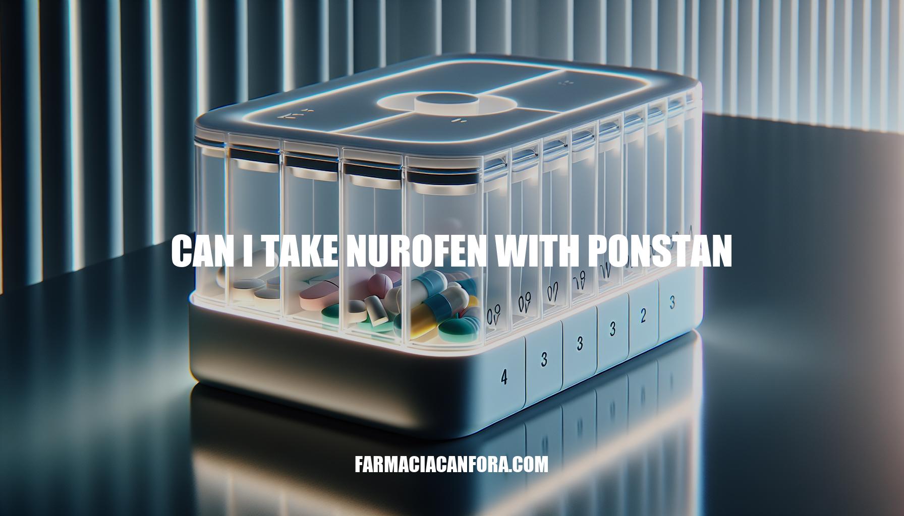 Can I Take Nurofen with Ponstan: Safety and Risks Explained