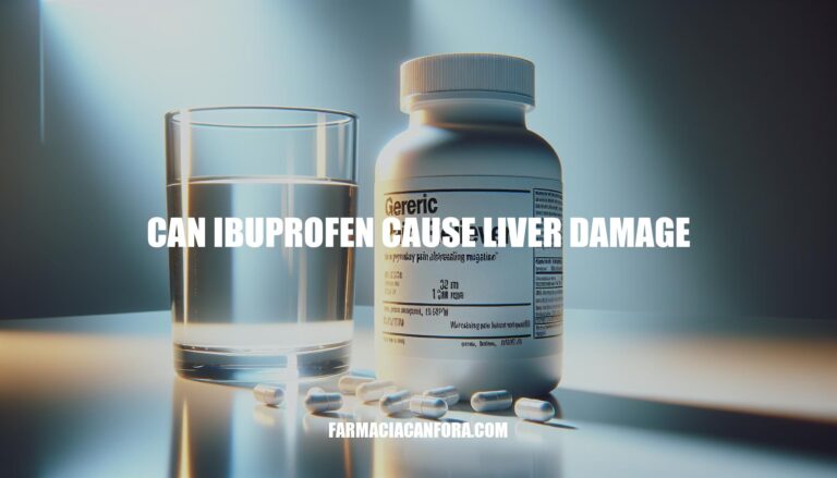 Can Ibuprofen Cause Liver Damage: Risks, Side Effects, and Alternatives
