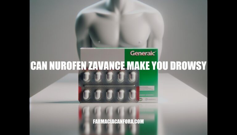 Can Nurofen Zavance Make You Drowsy? Unveiling the Truth