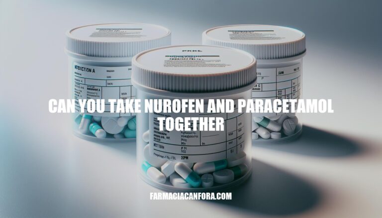 Can You Take Nurofen and Paracetamol Together: A Complete Guide
