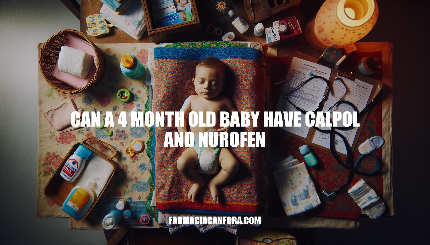 Can a 4-Month-Old Baby Have Calpol and Nurofen? Understanding Safe Medication Use for Infants