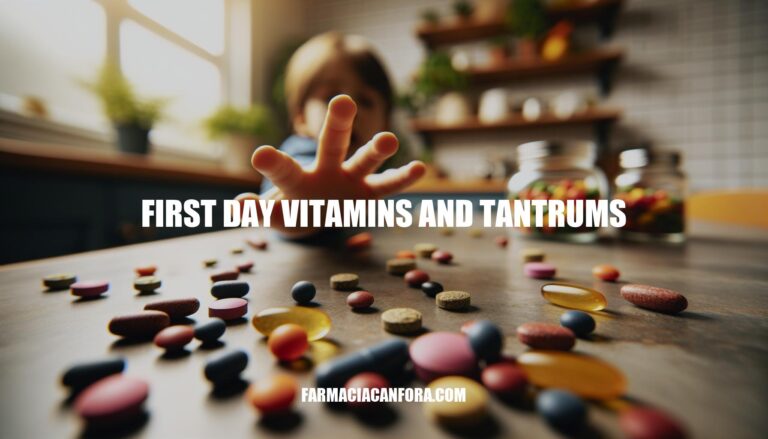First Day Vitamins and Tantrums: Managing Your Child's Health
