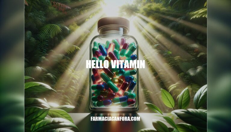 Hello Vitamin: Personalized Subscription-Based Supplements for Wellness
