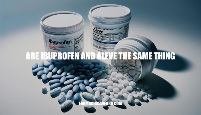 Ibuprofen vs Aleve: Are They the Same Thing? | Key Differences Explained