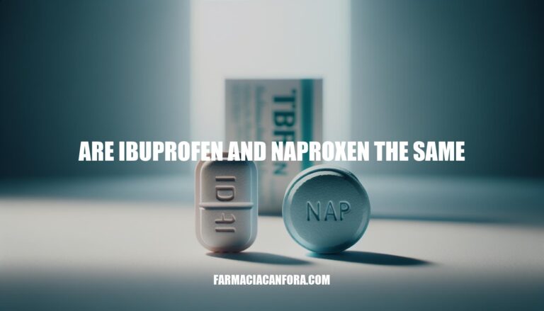 Ibuprofen vs. Naproxen: Understanding the Key Differences