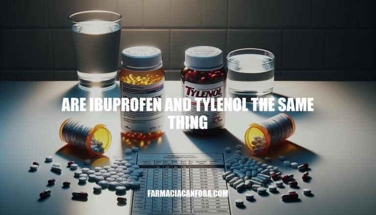 Ibuprofen vs. Tylenol: Are They the Same Thing?