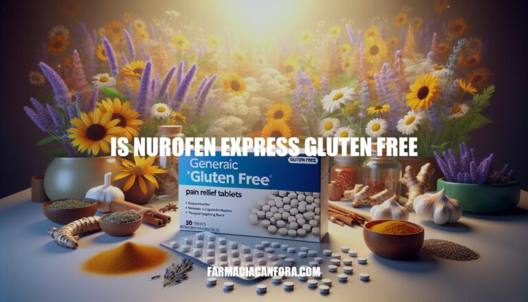 Is Nurofen Express Gluten Free: Ingredients, Safety, and Alternatives