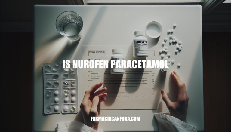 Is Nurofen Paracetamol: Understanding the Key Differences