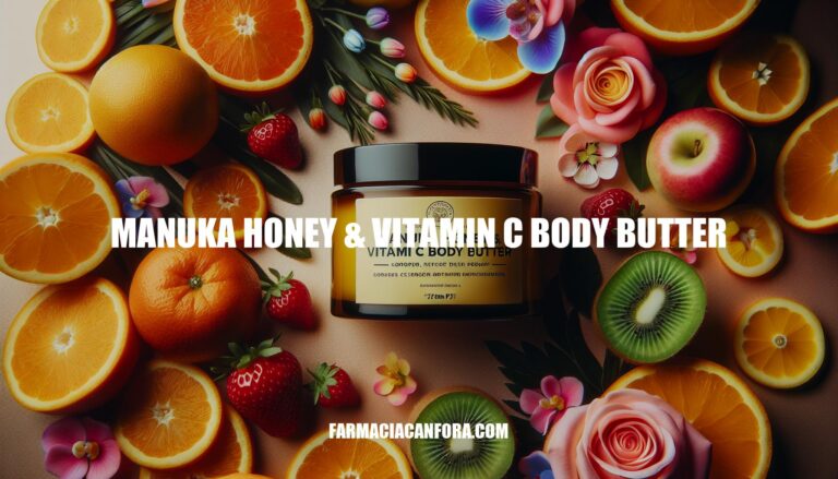 Manuka Honey & Vitamin C Body Butter: Nourish Your Skin with Nature's Bounty