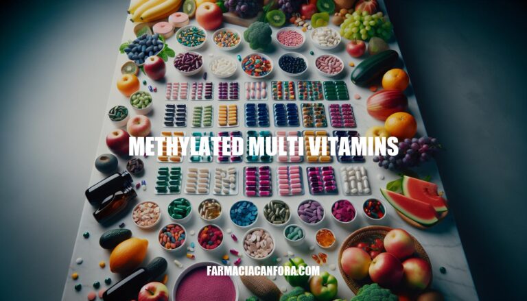 Methylated Multivitamins: Essential Nutrients for Optimal Health