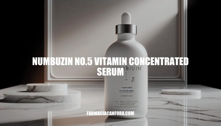 Numbuzin No.5 Vitamin Concentrated Serum: The Skincare Revolution You Need
