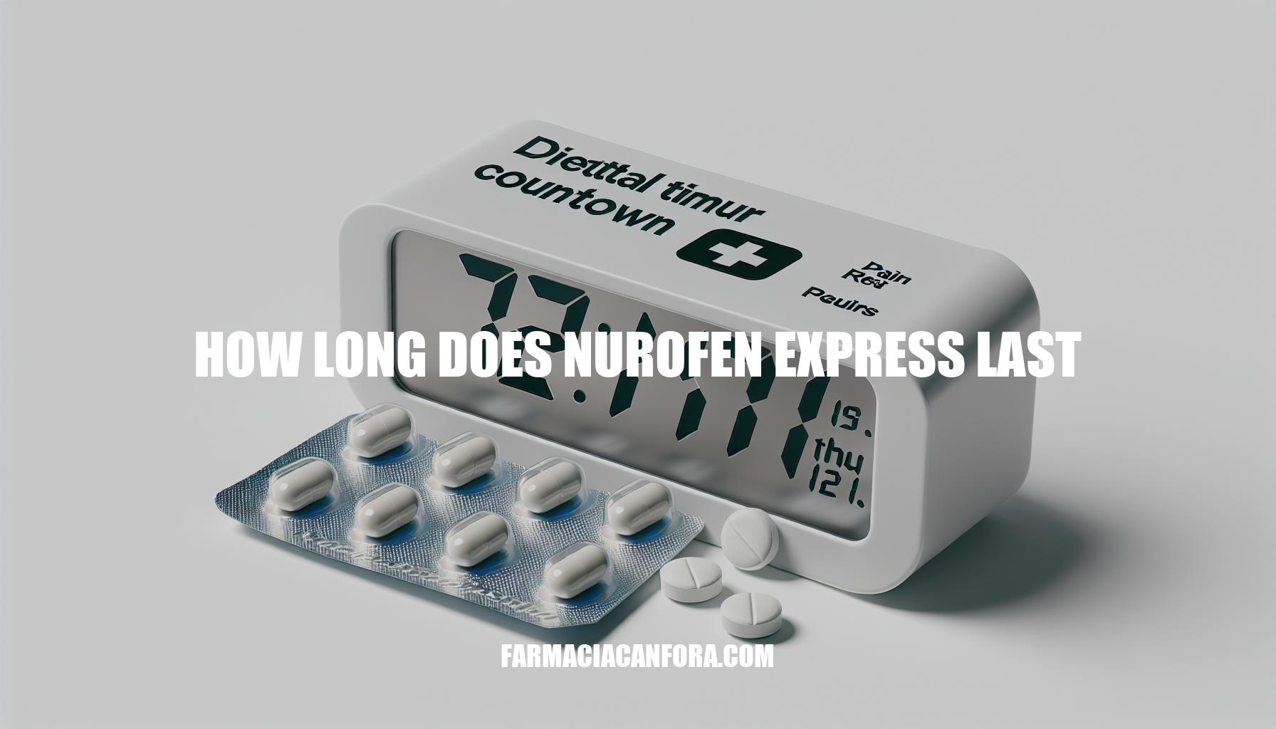 Nurofen Express: How Long Does It Last? A Guide to Fast-Acting Pain Relief