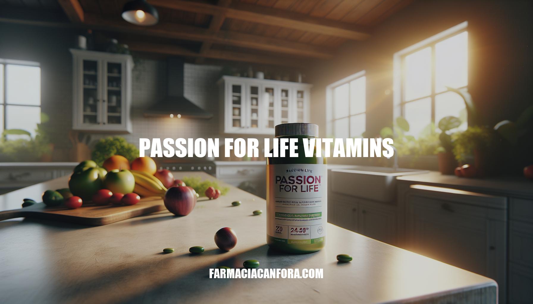 Passion for Life Vitamins: Your Key to Vitality and Wellness