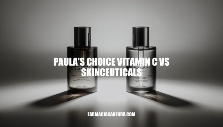 Paula's Choice Vitamin C vs Skinceuticals: A Comparative Analysis