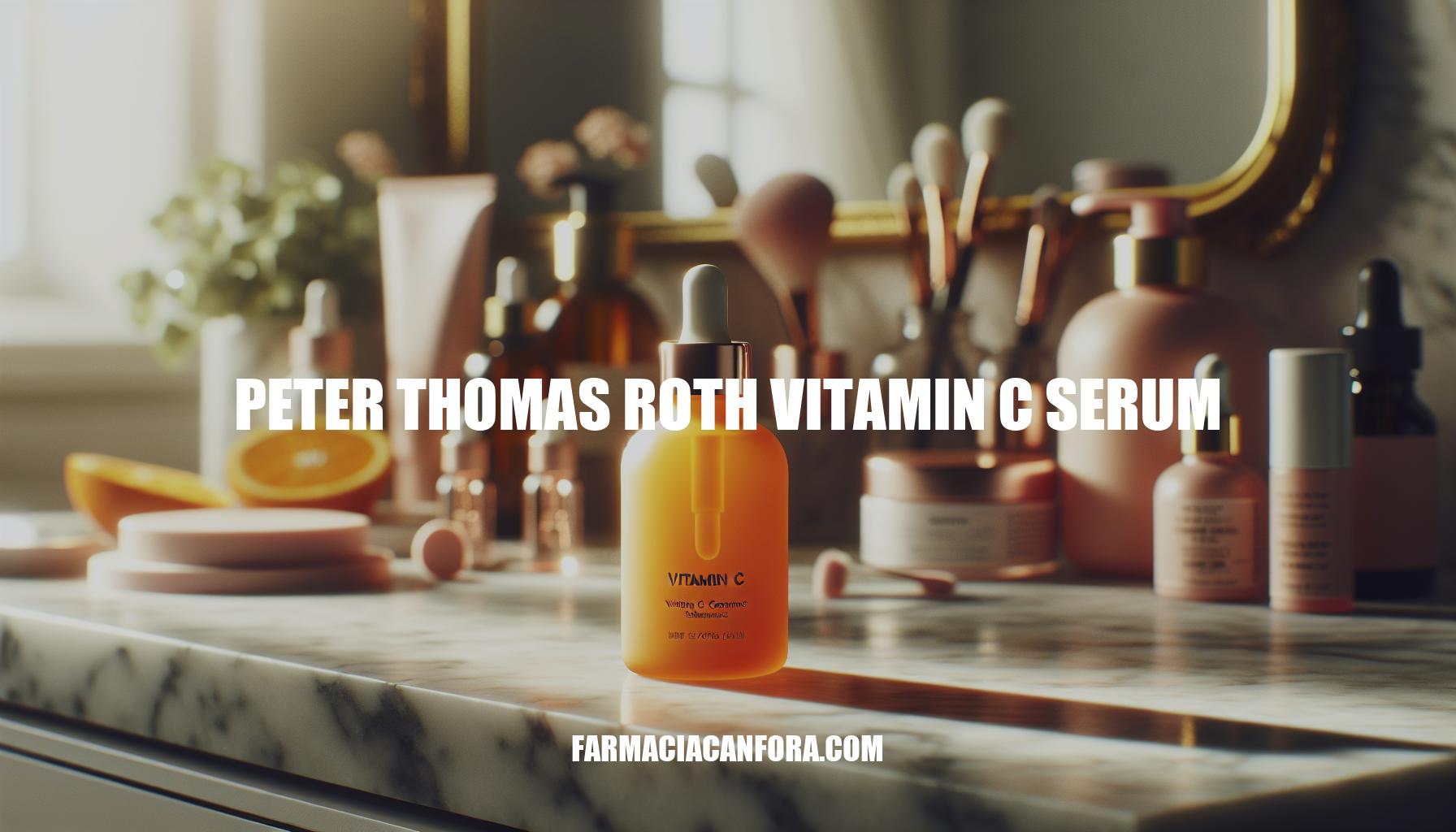 Peter Thomas Roth Vitamin C Serum: The Ultimate Skincare Elixir