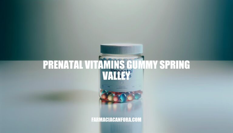 Prenatal Vitamins Gummy Spring Valley: A Tasty Essential for Expectant Mothers