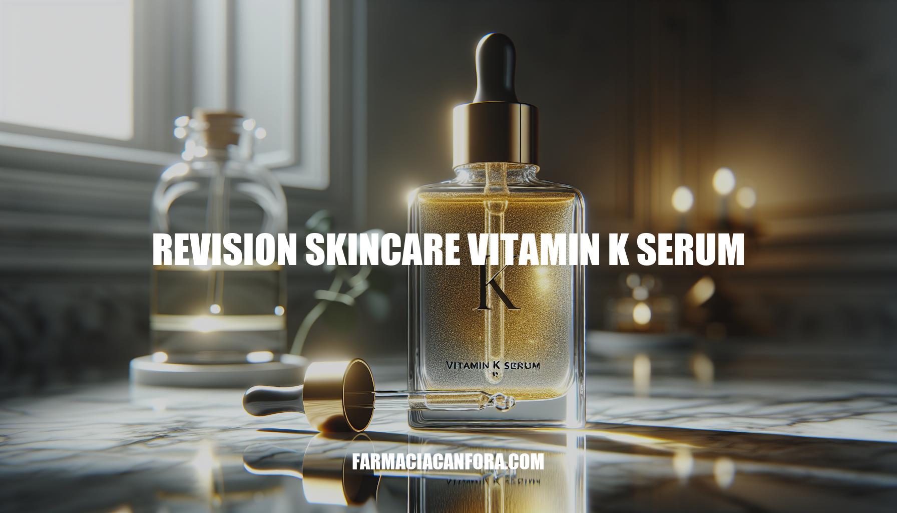 Rejuvenate Your Skin with Revision Skincare Vitamin K Serum