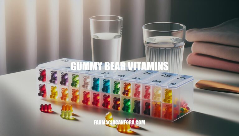 The Rise of Gummy Bear Vitamins: A Sweet Revolution in Health