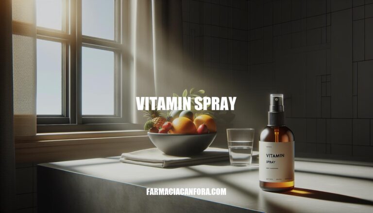 The Rise of Vitamin Sprays: Everything You Need to Know