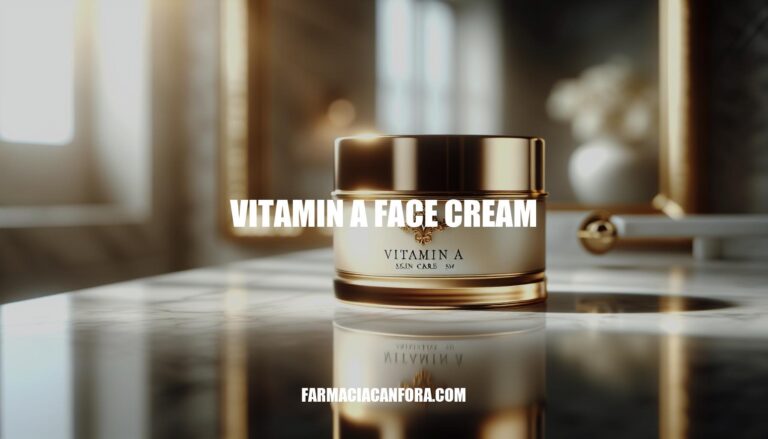 The Ultimate Guide to Vitamin A Face Cream: Benefits, Brands, and Expert Recommendations