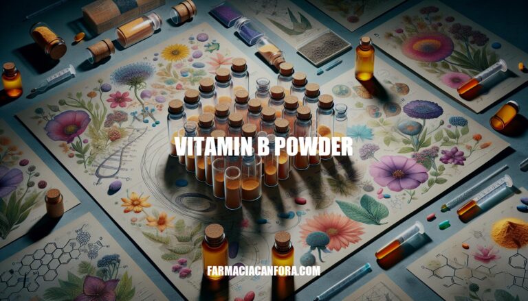 The Ultimate Guide to Vitamin B Powder: Benefits, Uses, and Market Trends