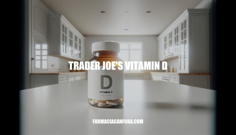 Trader Joe's Vitamin D Supplements: Essential for Health and Wellness