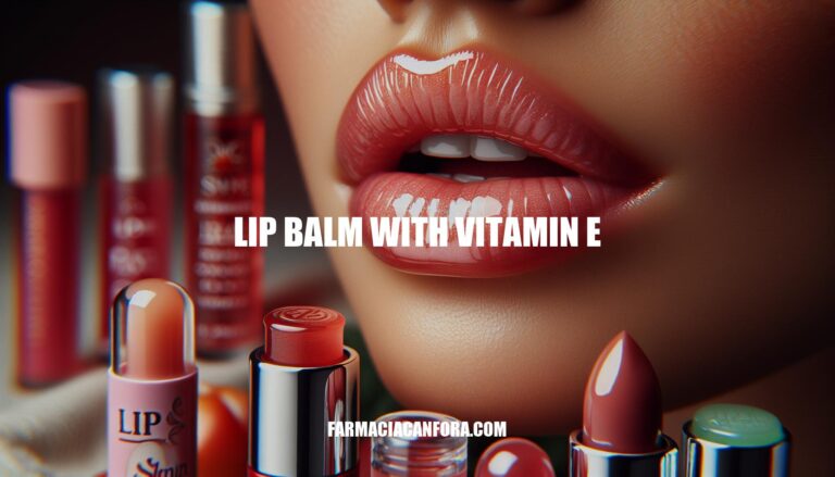 Ultimate Guide to Lip Balm with Vitamin E: Benefits, Brands, and Reviews