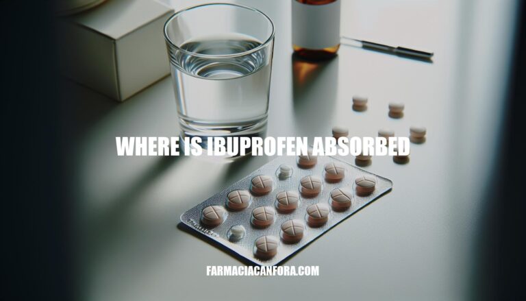 Understanding Ibuprofen Absorption: Where is Ibuprofen Absorbed?