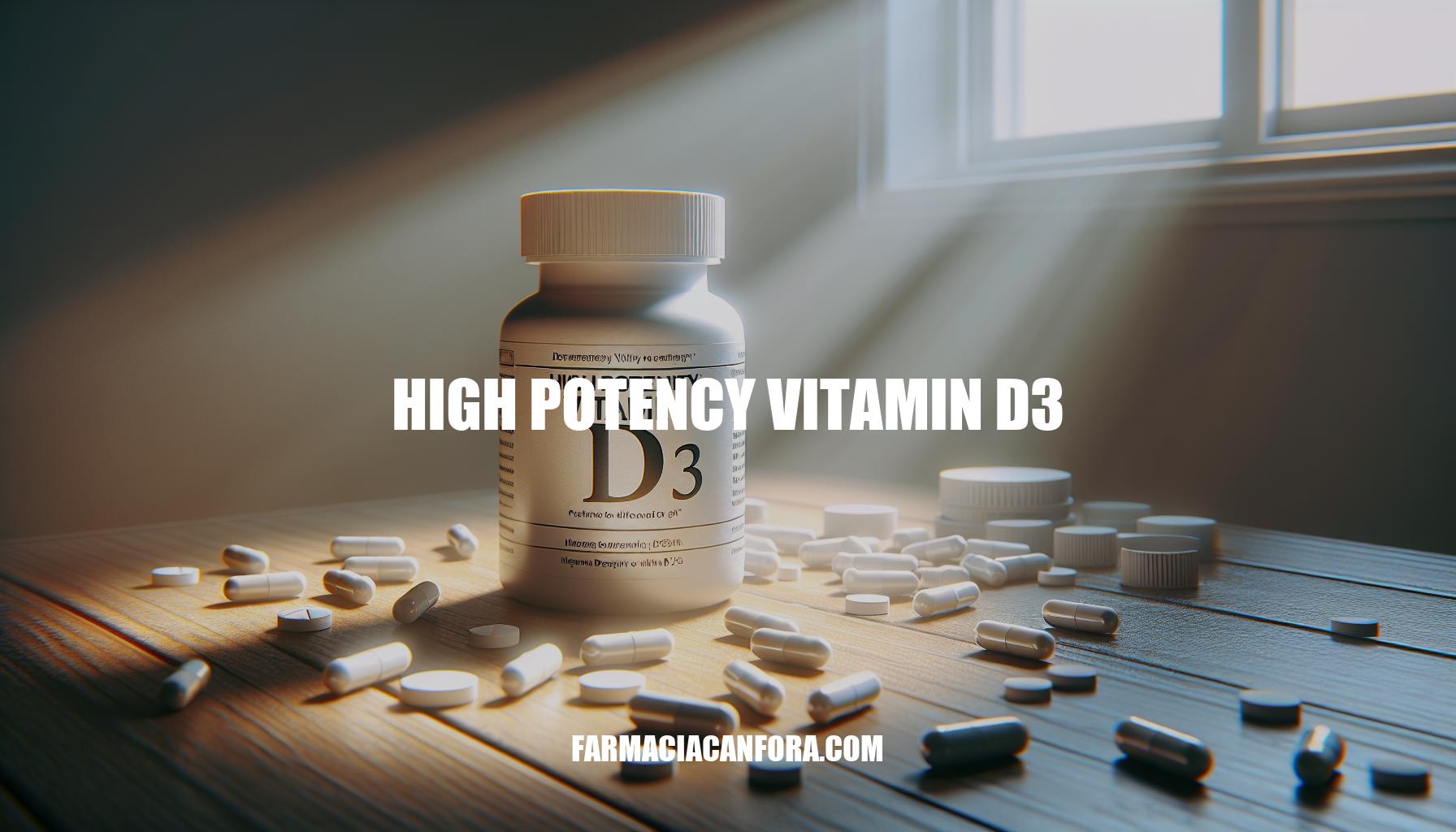 Unlocking the Power of High Potency Vitamin D3 Supplements