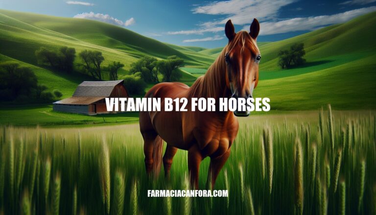 Vitamin B12 for Horses: Essential Supplementation and Signs of Deficiency