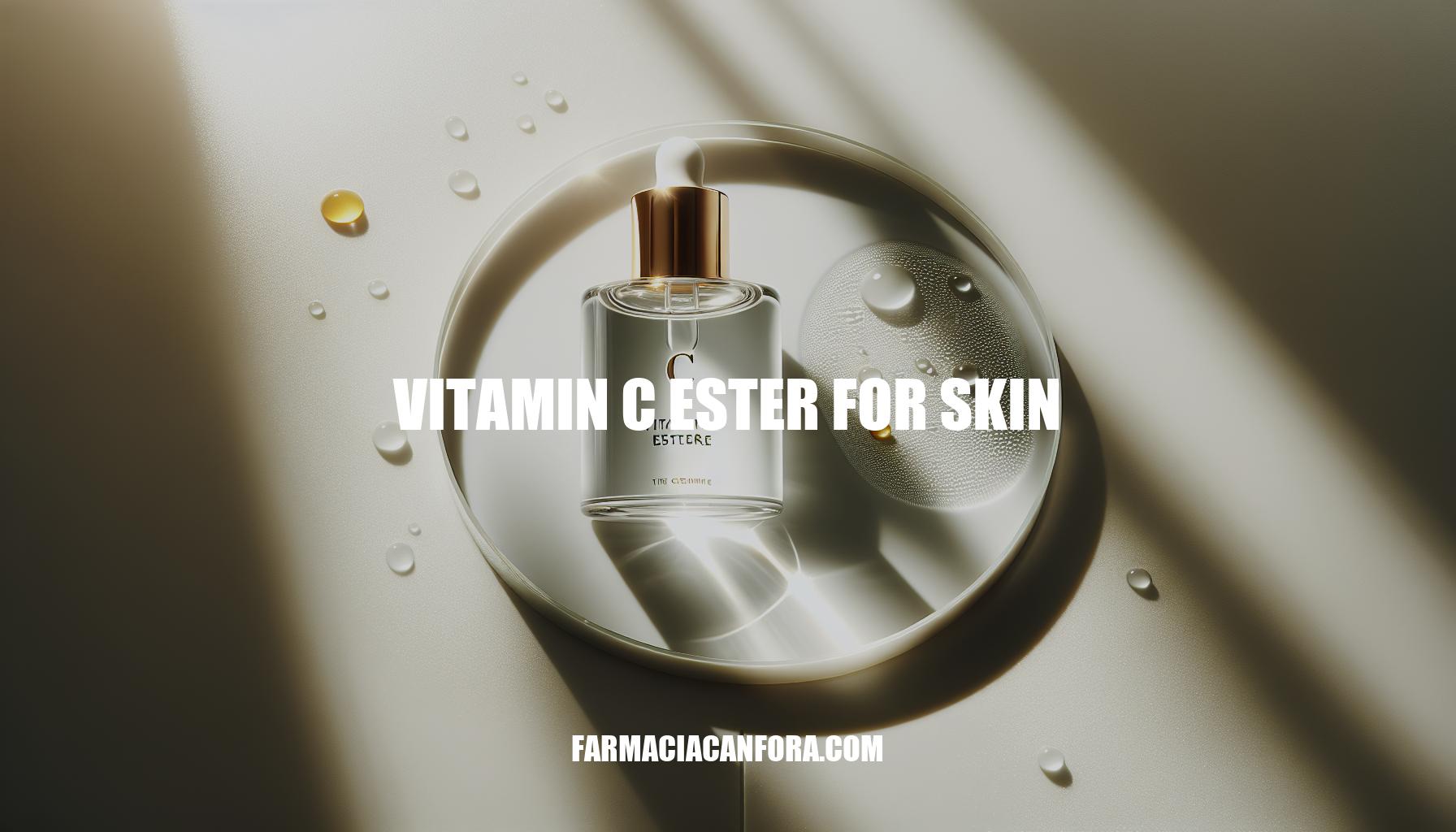 Vitamin C Ester for Skin: The Ultimate Guide
