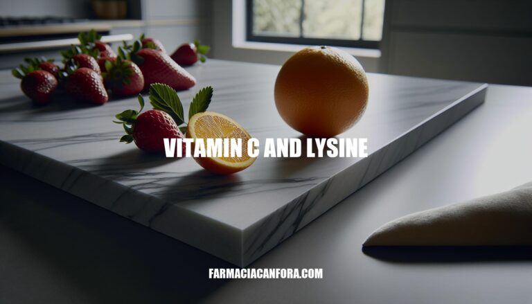 Vitamin C and Lysine: Synergistic Health Benefits