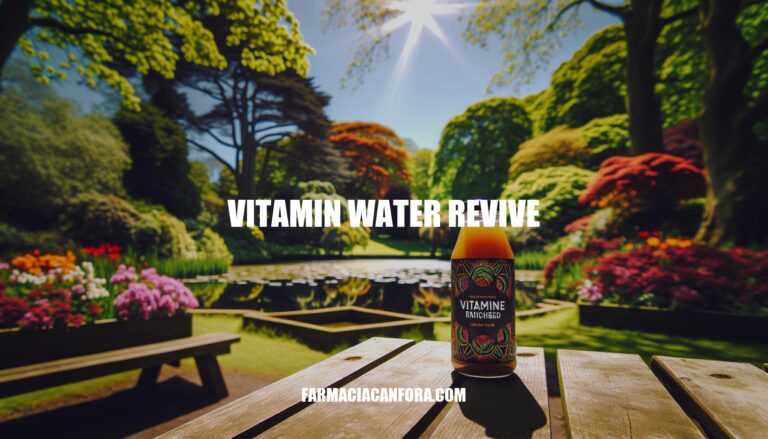 Vitamin Water Revive: The Ultimate Hydration Solution