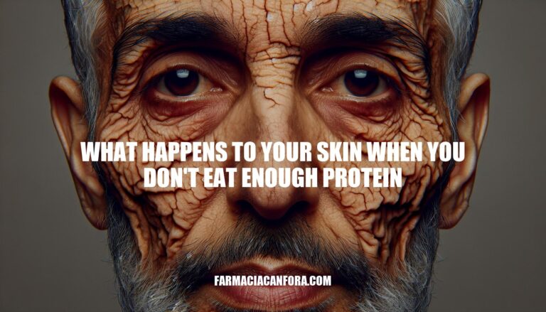 What Happens To Your Skin When You Don't Eat Enough Protein: The Impact of Protein Deficiency on Skin Health