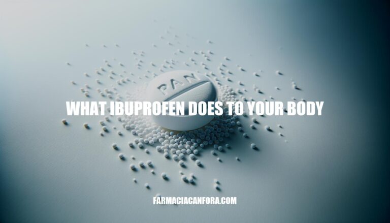 What Ibuprofen Does to Your Body: Mechanism, Benefits, and Risks