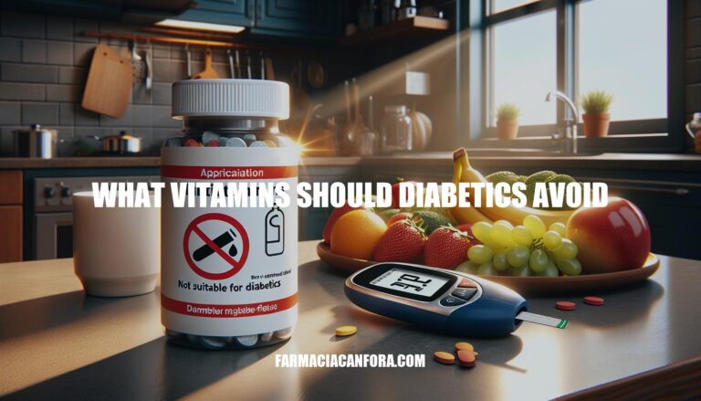 What Vitamins Should Diabetics Avoid: A Comprehensive Guide