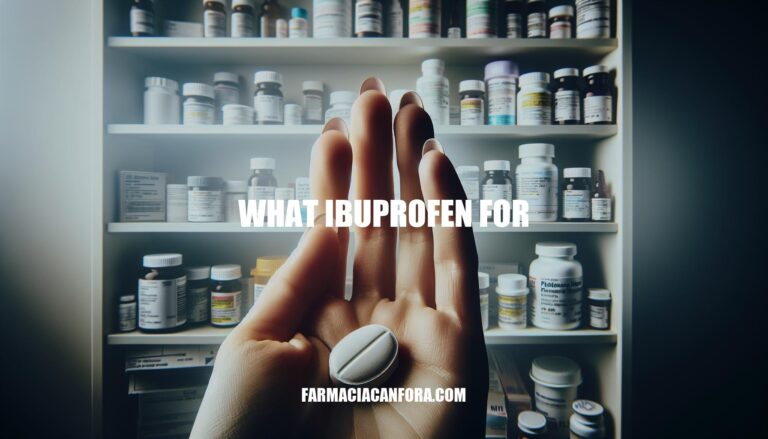 What is Ibuprofen for: Uses, Side Effects, and Safety Tips